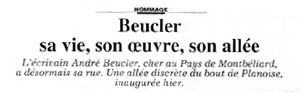 Titre et chapeau de l'article paru dans l'Est Républicain