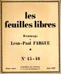 Les feuilles libres - juin 1927 - n° 45-46